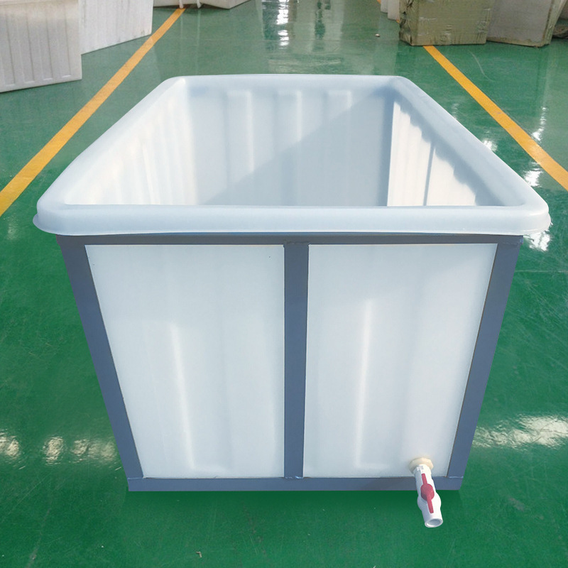 加厚牛筋塑料水箱长方形大号水产养鱼箱泡瓷砖家用储水方桶卖鱼箱|undefined