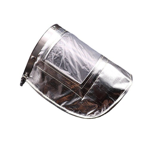 Manufacturer of high temperature resistant mask steel factory aluminum factory smelting and casting PC labor protection protective mask aluminum foil heat insulation protective mask