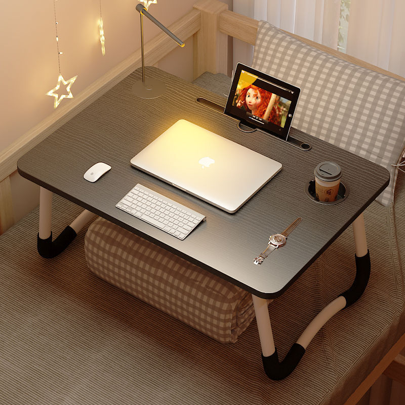 Foldable Small Desk for Bed, Study Laptop Folding Table, Lazy Person's Home-Use Bay Window Study Desk Foldable Small Desk for Bed, Study Laptop Folding Table, Lazy Person's Home-Use Bay Window Study Desk