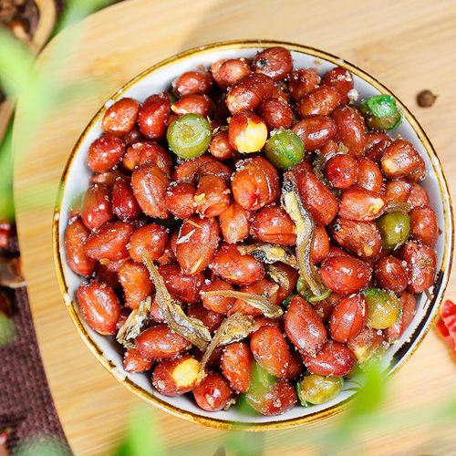 One-time delivery Lin'an small fish peanut bag, net weight fragrant crispy barbecue restaurant hotel Korean-style fish snack for drinking wine.