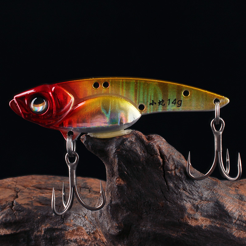 Aohu Luya cebo serpiente temblor VIb Luya cebo falso sumergido equipado con teflón reforzado tres ganchos VIb cebo