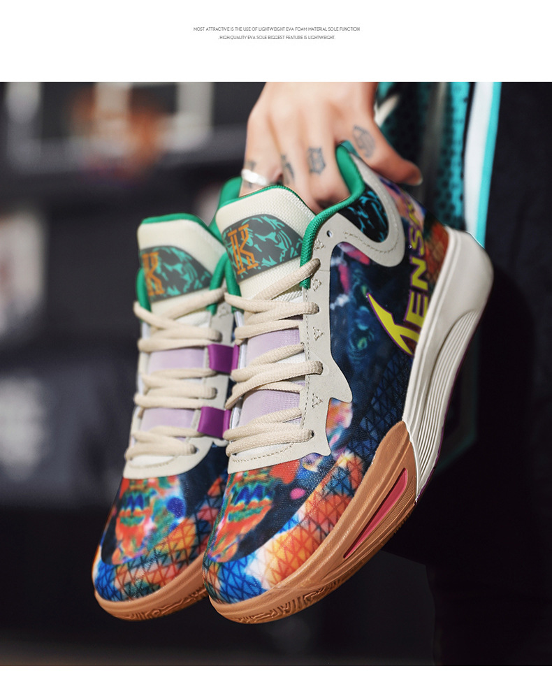 Owen 9th Generation Scarpe da pallacanestro in edizione limitata 7th Studenti maschi e femmine cuscino d'aria reale attrito antiscivolo resistente all'usura con suono_voghion.com