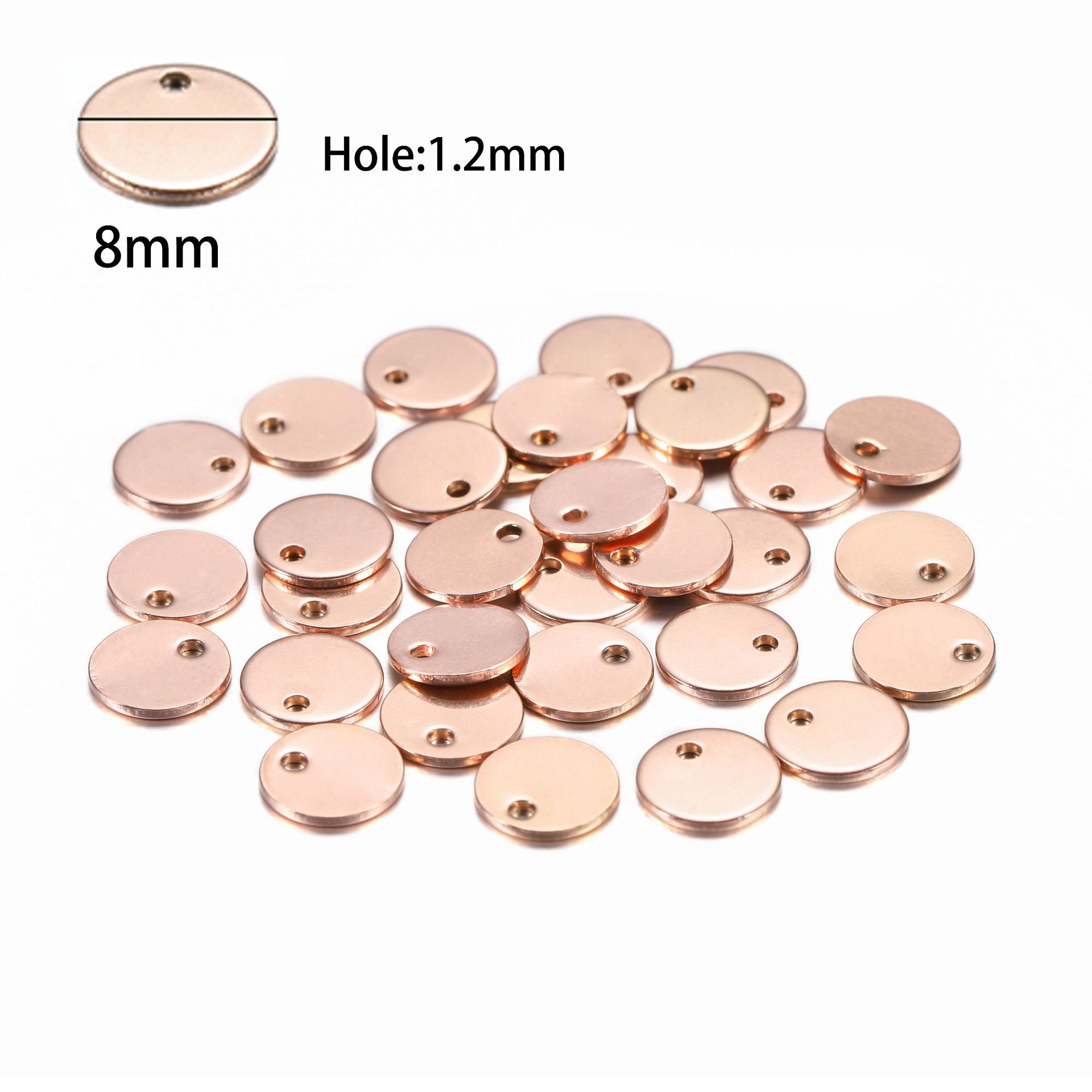 17g Weight Pendant Jewelry Making Type DIY Jewelry Accessories Classification 10 PCS/Package, 20 PCS/Package, 50 PCS/Package Quantity 304 Stainless Steel Material Solid Color Pattern Plating Design Simple Style, Classic Style Style 10 PCS/Package 20 PCS/Package 50 PCS/Package 304 Stainless Steel Solid Color Pendant 2