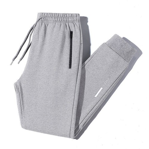 Men's Summer Thin Casual Pants Men's Breathable Ankle Pants Men's Loose Plus Size Long Pants Men's Knit Pants