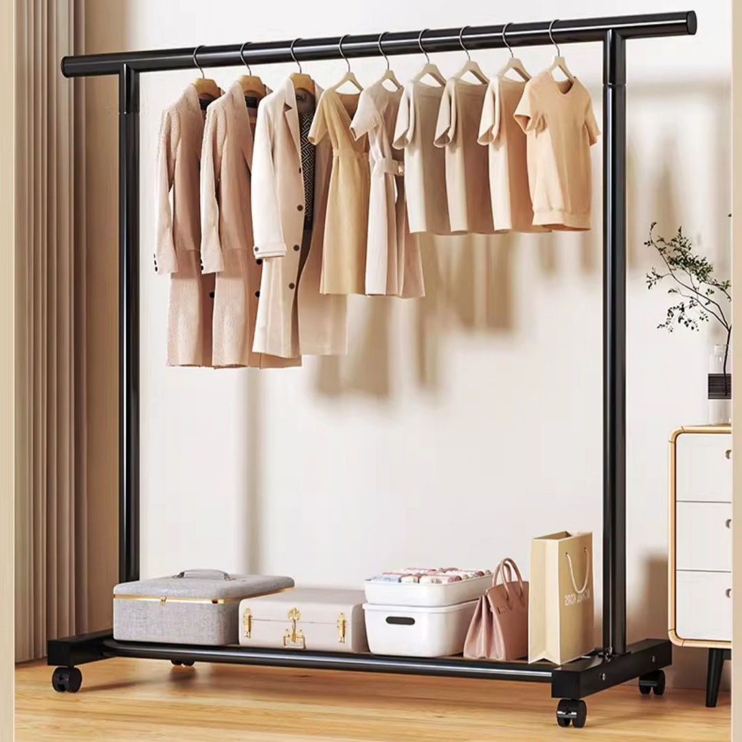 Percha de ropa de metal personalizada multicapa de almacenamiento percha de sombrero piso vertical percha de secado de hierro forjado muebles de sala de estar