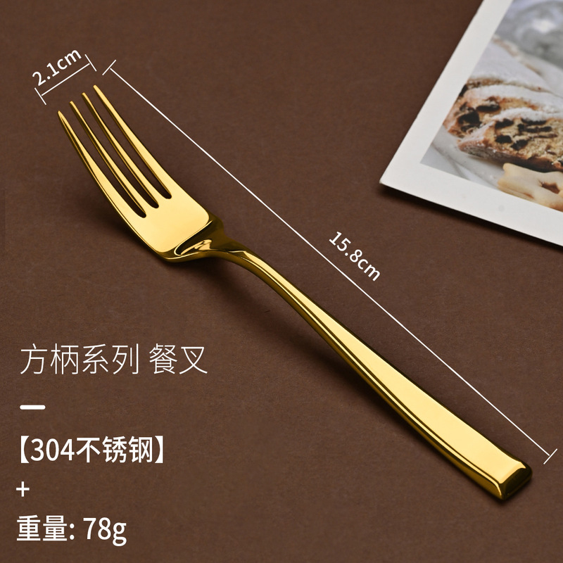 鍛打工芸304ステンレスナイフとフォーク高級レストランのステーキ館の特別厚洋食食器はホテルの食器を注文します。|undefined