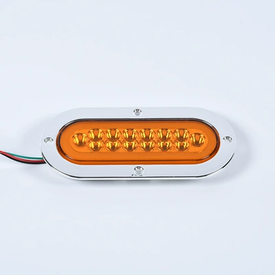 Cross-Border In-Stock Truck Tail Light Tail light - electroplated-light-guide-yellow