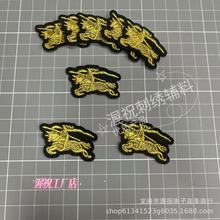 西部牛仔刺绣 卡通枪手图案贴布电脑绣章花服装辅料Patch衣服布贴