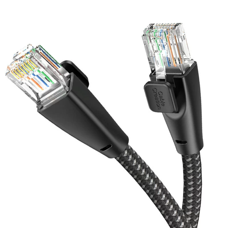 Woven network cable Gigabit Cat6 category home high-speed six-class network connection line for modem router computer broadband