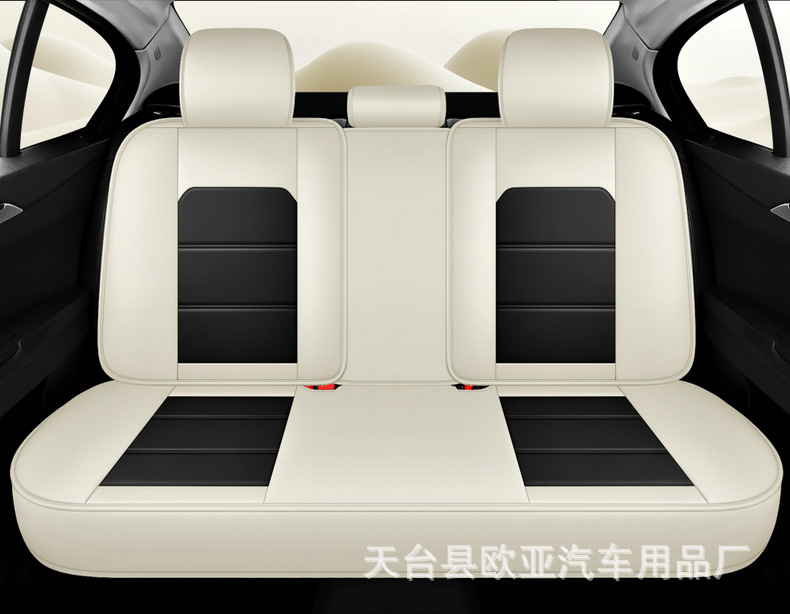 24-year-old new full-enclosed full-leather cartoon car seat cushion four seasons universal seat cover original factory cross-border a generation of hair