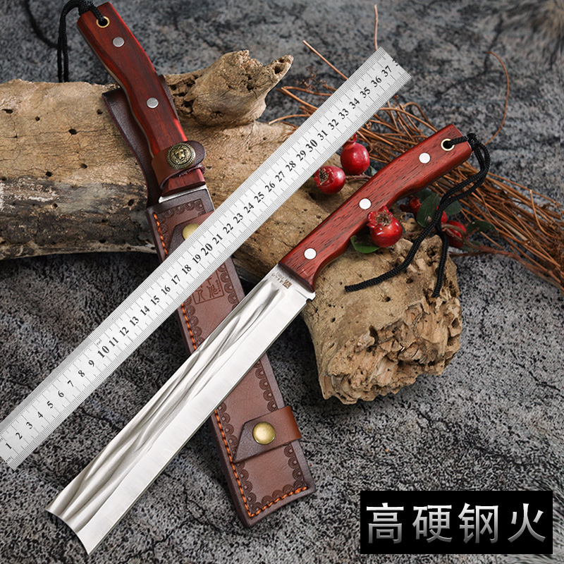 柴刀戶外釣魚露營適用戶外手工農用新款錳鋼鍛打劈柴刀戶外開路刀