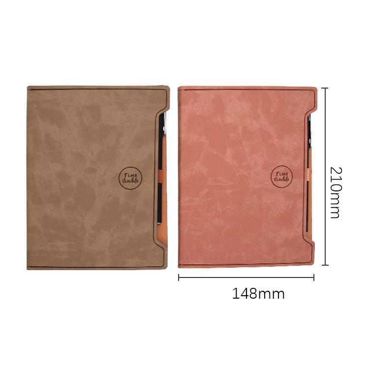 Yalong transfronterizo nuevo diseño de moda A5 cuaderno de cuero cuaderno fabricante, adecuado para las escuelas