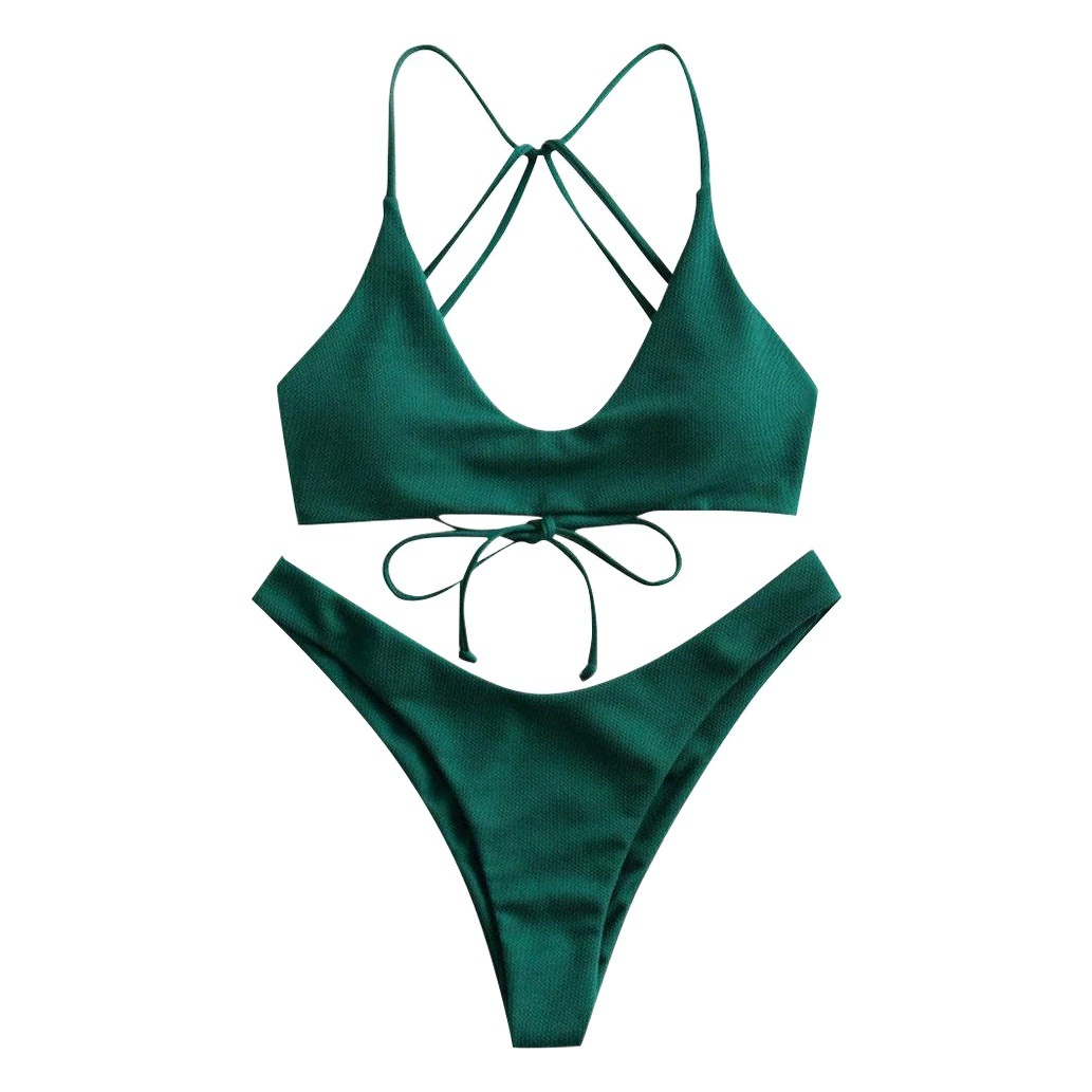 Трансграничный экспортный новый купальник, женский европейский и американский сексуальный бикини, бикини с разрезом, купальник, оптовая продажа с фабрики