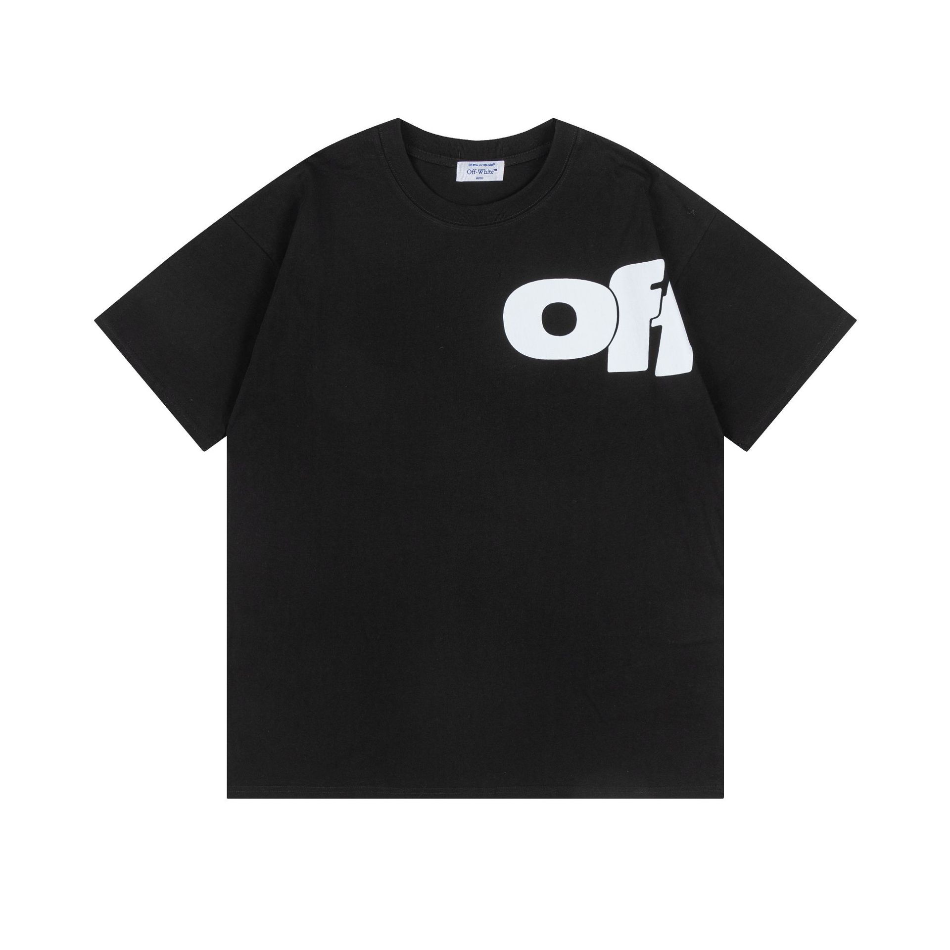 Off-White T-shirt Big Logo Black
