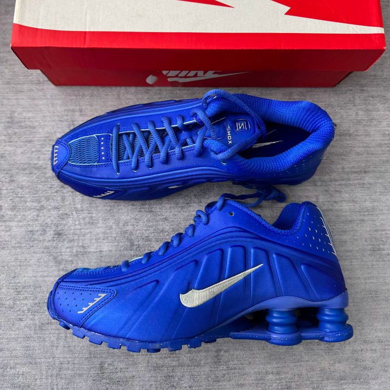 High-Quality Shox R4 Air Column Sports Running Shoes for Men and Women, Shock-Absorbing Breathable Sneakers, Casual and Versatile Work Clothing Shoes