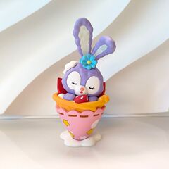 スターデュールティーパーティーブラインドボックスフィギュア紫ウサギガールハートデスクトップ車の装飾品ガールギフト人形
