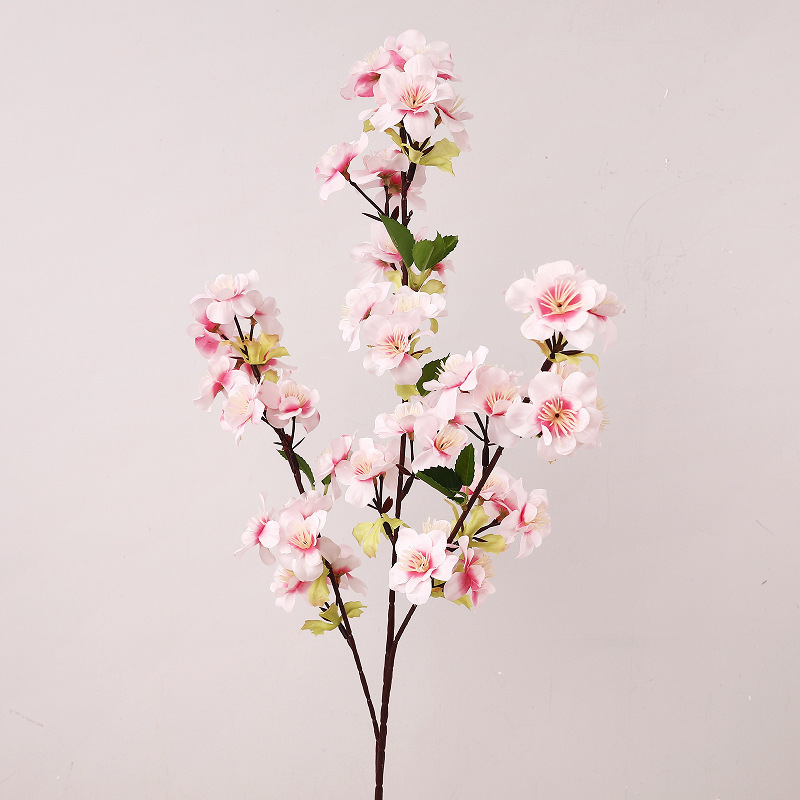 Simulación transfronteriza flor de melocotón flor de cereza flor de ciruela única flor de seda modelado decoración de árboles accesorios paisajísticos simulación flor de albaricoque