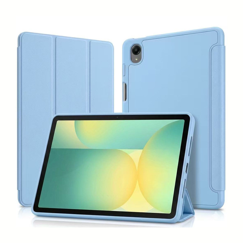 Suitable for Samsung Tab S10Fe Silicone 70% off Leather Case Sm-S9/S8/S7 Skin-Like Feel 70% off Anti-Fall Leather Case