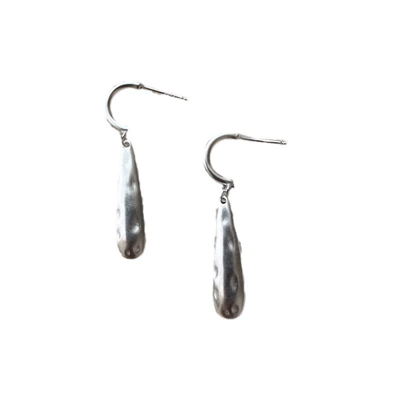 Серьги с серебряной застёжкой (постом), модный бренд, серебро 925, корейский стиль