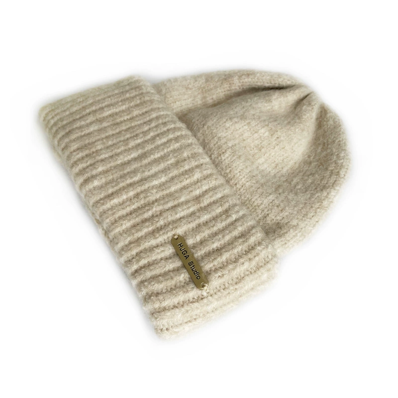 Демисезонная милая knitted шапка с капюшоном, цветная шерстяная шапка для мужчин и женщин