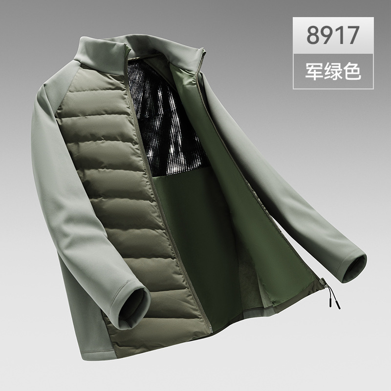 轻薄羽绒服冬季男长袖锦氨加厚冬季户外运动休闲男士羽绒内胆男装|undefined
