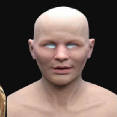 ハロウィーンのキャラクターは道具のマスクを演じます。