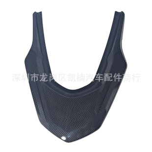 Suitable for Honda Pcx160 Motorcycle Rear Tail Frame Cover Modified Rear Tail Plate Carbon Fiber Texture Cross-Border Hot Sale