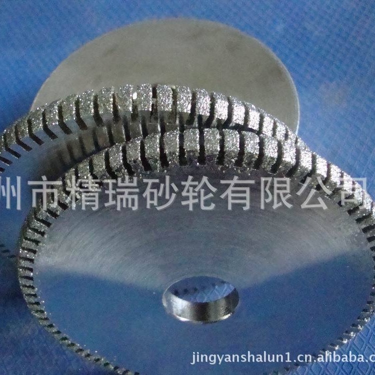 本厂直销电镀研磨砂轮/金刚石镀砂翻工，电镀工艺喷砂轮表面镀砂