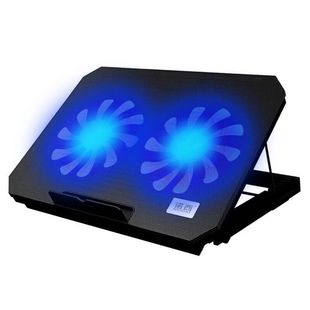 N99 Laptop Radiator 14inch 15.6inch Stand Dual Fan Cooling Base Cooling Handy Gadget