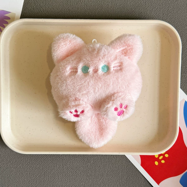Pink big tail large cat [13*10cm]