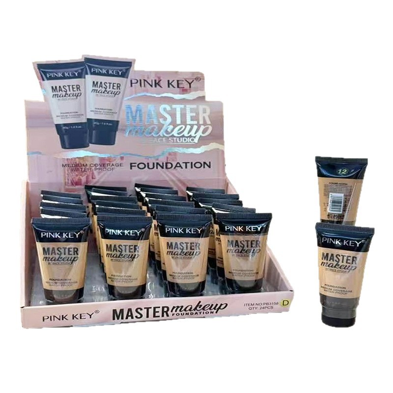 Base de Maquillaje Líquida Hidratante de 4 Colores Correctora e Iluminadora para Rostro