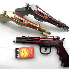 レトロ7080後マッチおもちゃ銃年味子供時代思い出レトロ贈り物工芸品おもちゃ銃