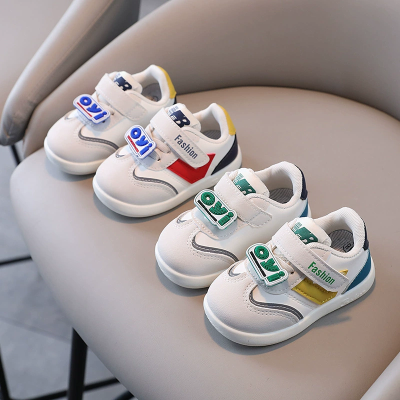 Children's demi-season fashionable casual footwear for early age, soft sole