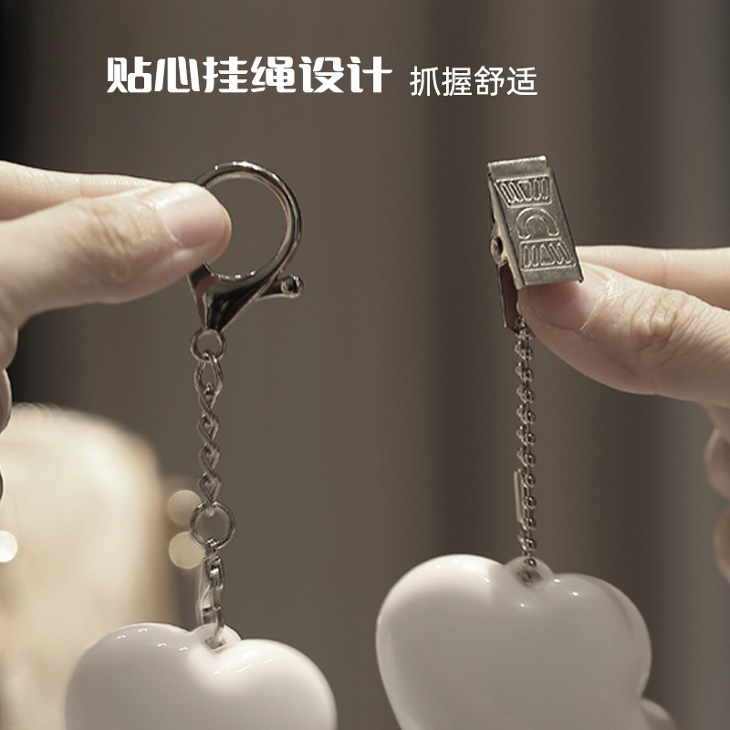LED ライトタッチセンサーガールハートキーホルダーペンダント立体クリエイティブギフト装飾品寝室ホームナイトライト|undefined
