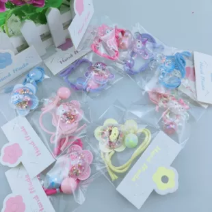 Детские резинки для волос Sanrio милые для высокого хвоста не травмируют волосы