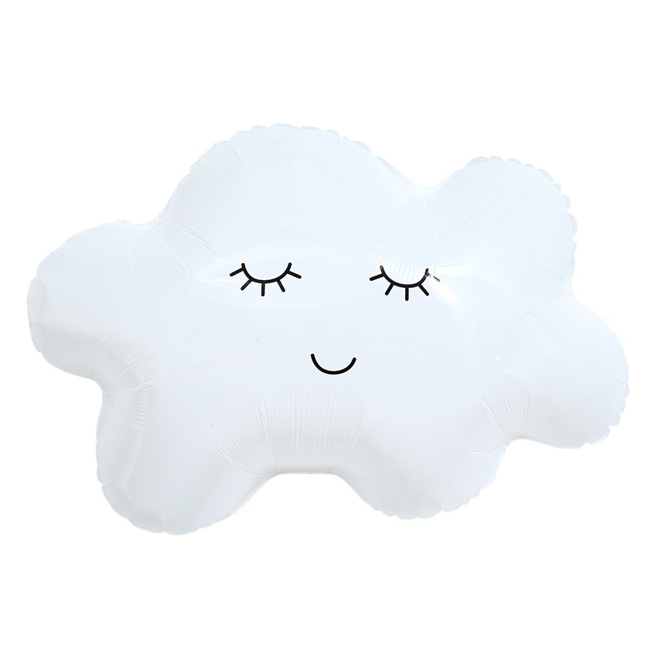 Globo de película de aluminio decoración cumpleaños girasol nube fiesta escena diseño Arco Iris globo de girasol