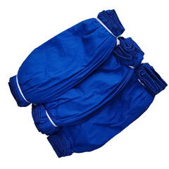 加厚藍色布袖套迪卡藏青色深藍護袖耐磨加長加大蘭色棉布袖套廠家