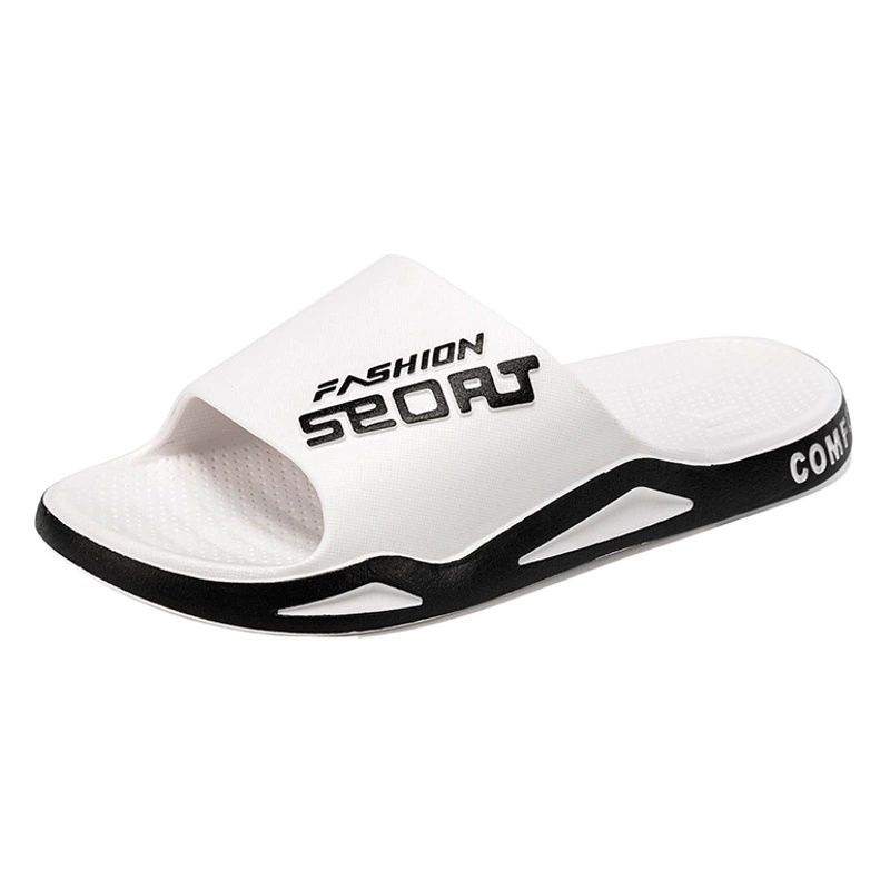 Новые модные тапочки мужчины летом носить повседневную босоножку для дома