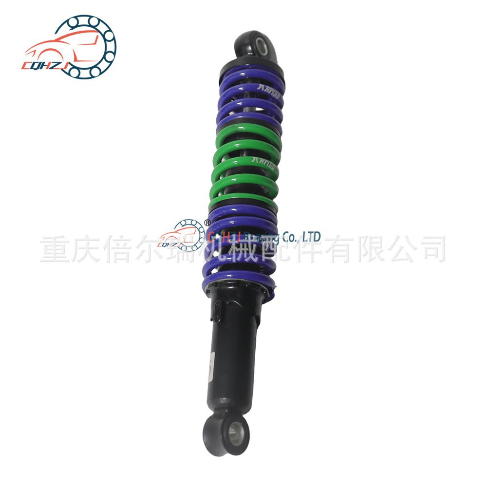 Venta directa de fábrica de Peerui para CG125 modificado amortiguador trasero de motocicleta verde púrpura