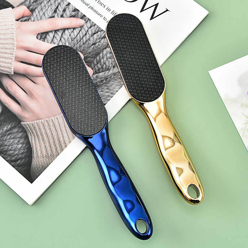 Oval glass foot plate file to remove dead skin, clean feet, foot grinding, pedicure tool, remove calluses, foot rub, foot grinder