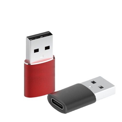 Aluminum alloy type-c to usb3.0 adapter charging cable USB converter type-c female to male A Aluminum alloy type-c to usb3.0 adapter charging cable USB converter type-c female to male A