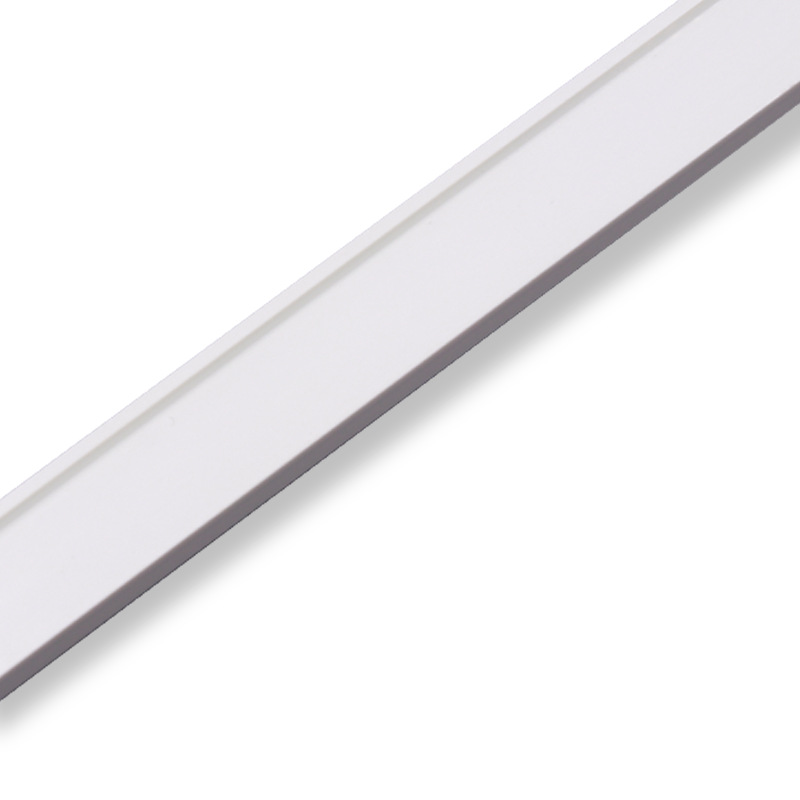 Perfil de extrusión de plástico PVC varilla de plástico blanco extrusión de PVC perfiles de extrusión de dibujo procesamiento personalizado