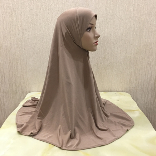 Pure Color Light Board Lady Hat Malaysian Silk Scarf H062
