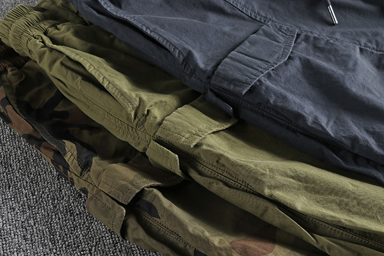 Vintage Wash Camouflage Cargo Shorts 3