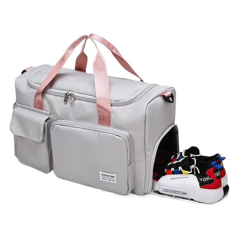 Luggage Bag Wholesale Large Capacity Short Distance Travel Bag Women's Dry and Wet Separation Yoga Men's and Women's Couple Sports Fitness Bag Tide