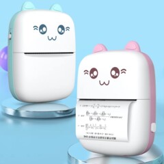 ミニプリンタラベル小型携帯型感熱機ポケット写真学生ミスbluetoothプリンタクロスボーダー