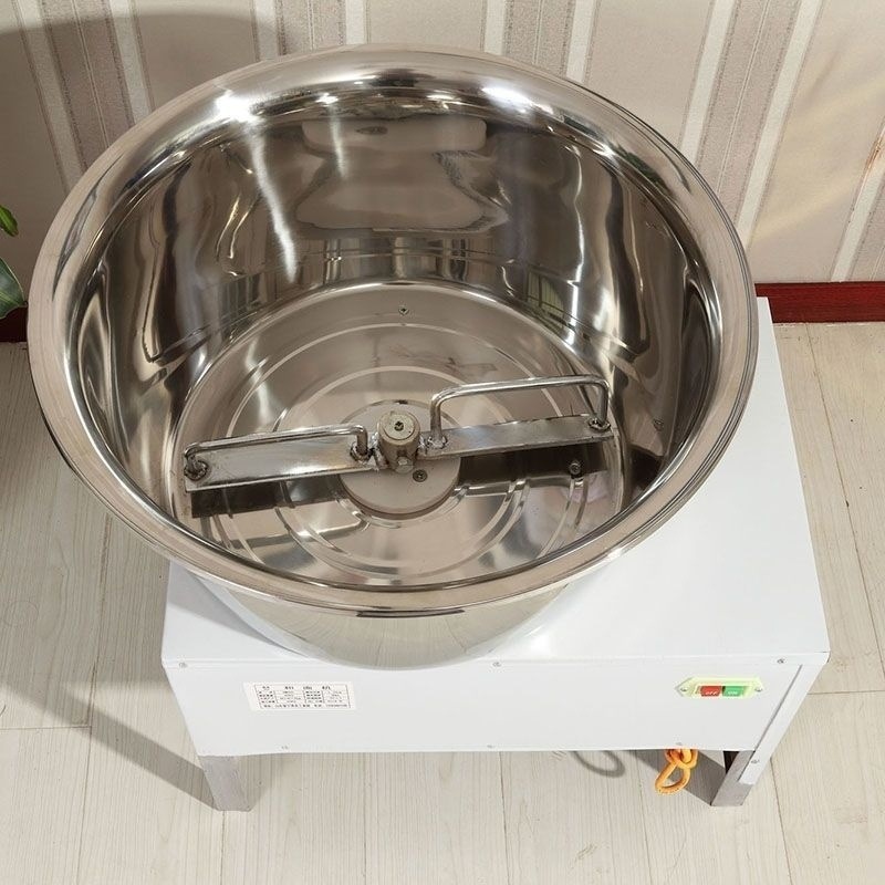 Mezcladora de harina de acero inoxidable gruesa 25kg 50kg mezcladora eléctrica mezcladora de harina de harina para pasteles, envío gratuito