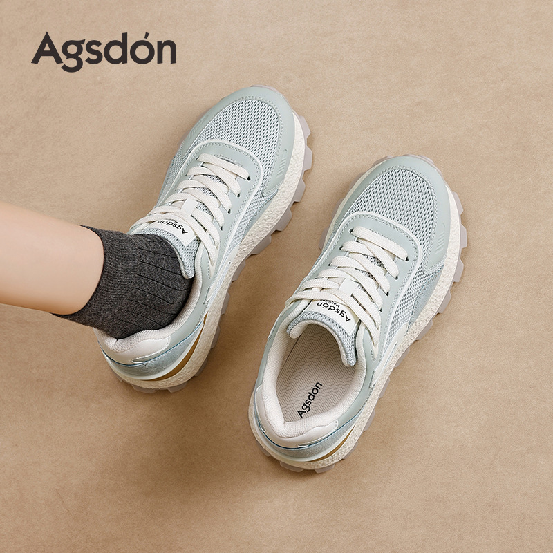 Zapatos de entrenamiento para mujeres 2025 nuevo otoño pequeño hombre azul casuales Gump Daddy zapatos deportivos