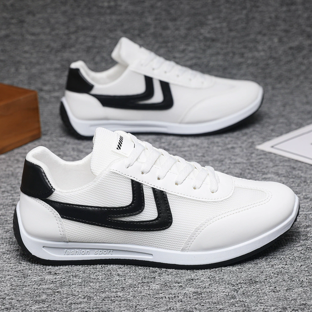 Летние дышащие повседневные мужские туфли, студенческие кеды, белые кроссовки, мужские спортивные туфли, обувь для повседневного спорта и отдыха