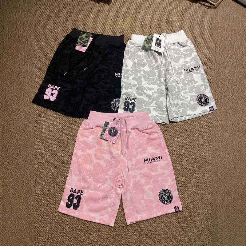 Cross-Border Wholesale Bapex Miami Trendy Brand Shorts Foreign Trade Dropshipping Ape Head Miami Casual Sports Pants